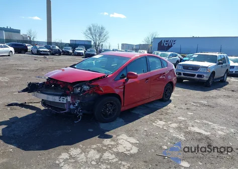 2012 Toyota Prius Three из США, поврежденный, VIN JTDKN3DU1C1507660